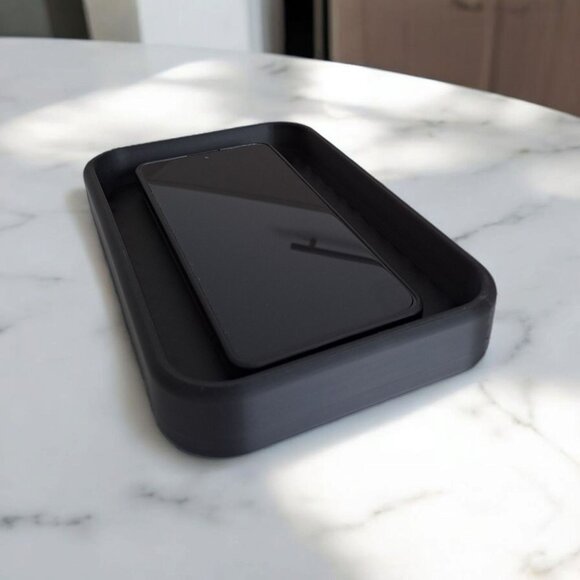 Modern, Minimalist Rectangular Catchall Tray 3D Printed Multi-Colors Available - Picture 4 of 15